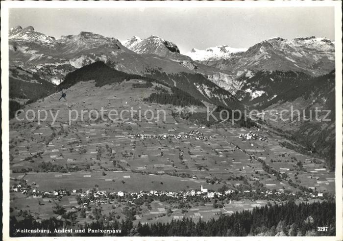 Waltensburg Graubuenden Andest und Panixerpass