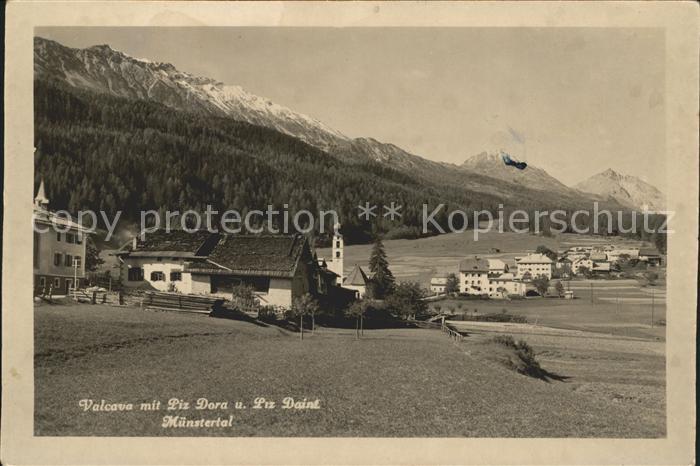 Bergamo Valcava mit Piz Dora und Piz Dainl