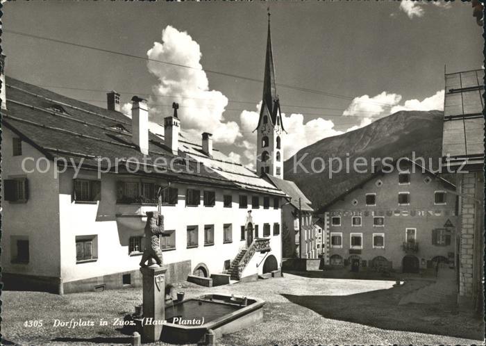 Zuoz GR Dorfplatz Haus Planta