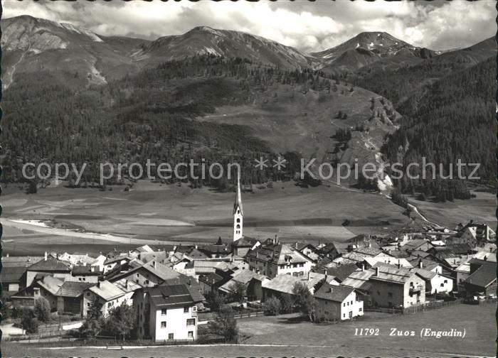 Zuoz GR Ortsansicht