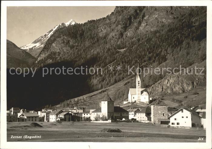 Zernez GR Ortsansicht