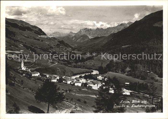 Lavin mit Guarda und Lischanagruppe