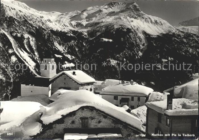 Mathon mit Piz la Tschera