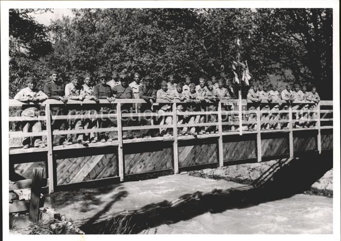 Bad Ragaz Ragatz Brueckenschlag durch Schweizer Soldatenkompanie