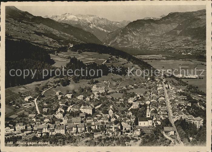 Thusis Fliegeraufnahme