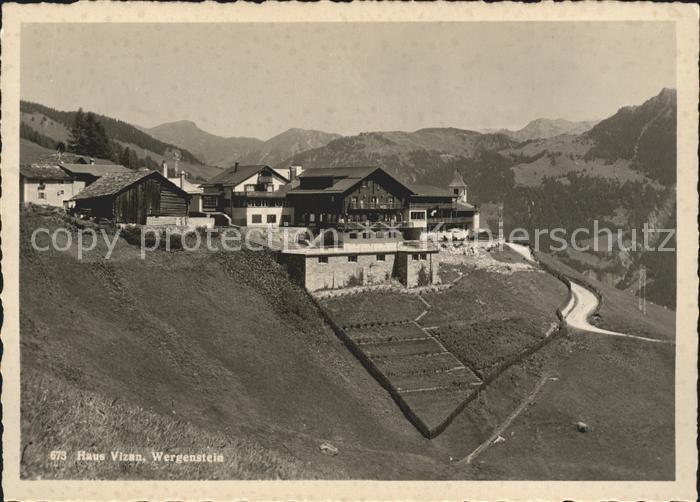Wergenstein GR Haus Vizan