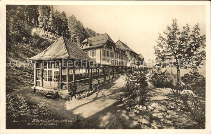 Allerheiligenberg Sanatorium Station Haegendorf