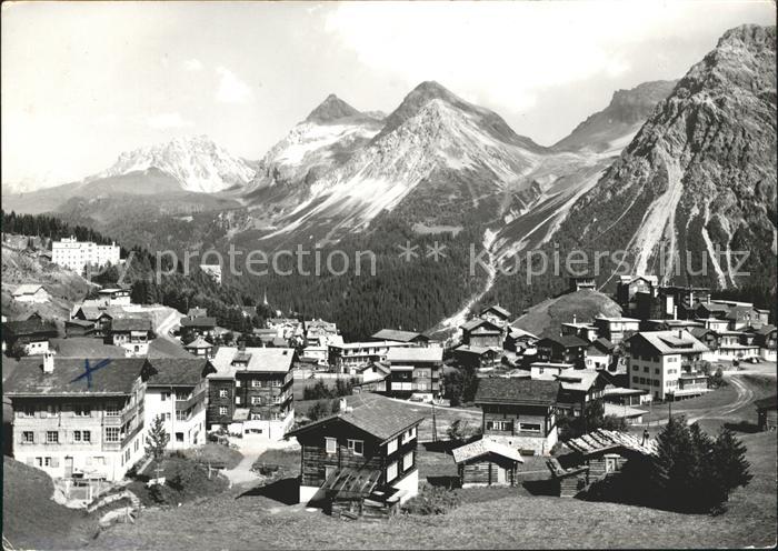 Innerarosa Gesamtansicht mit Alpenpanorama