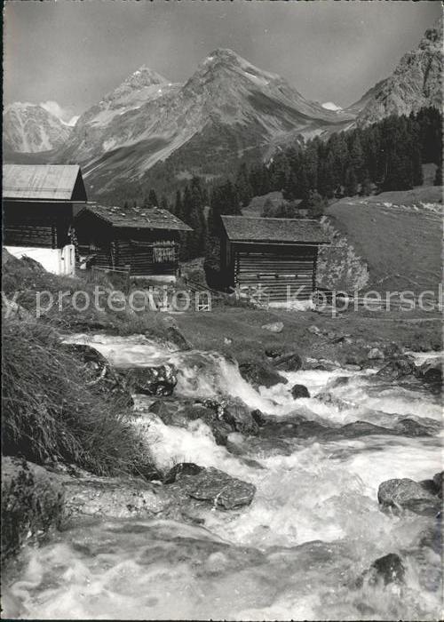 Arosa GR Partie an der Plessur im Buedemji Furkahoerner