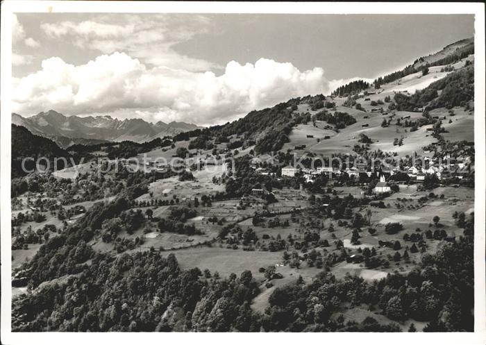 Seewis GR Panorama Blick gegen Fadaera