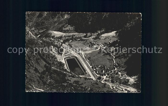 San Carlo Val Bavona Aerofoto Piano de Peccia e bacino Maggia S.A.