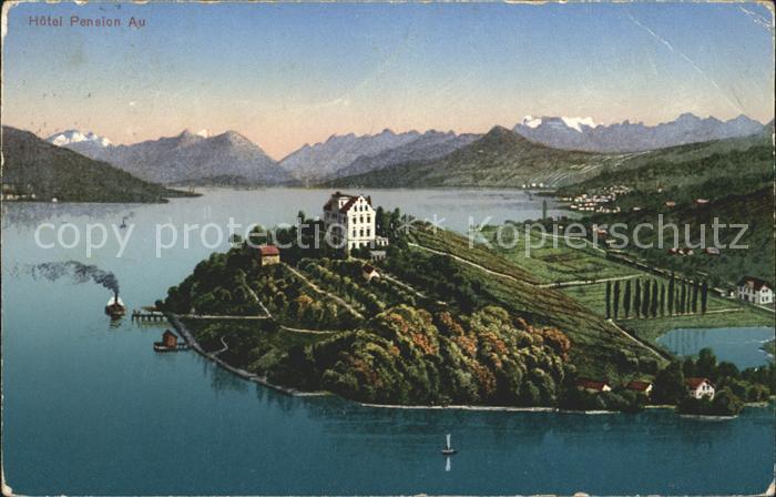 Au ZH Hotel Pension Halbinsel Au Zuerichsee Alpenpanorama