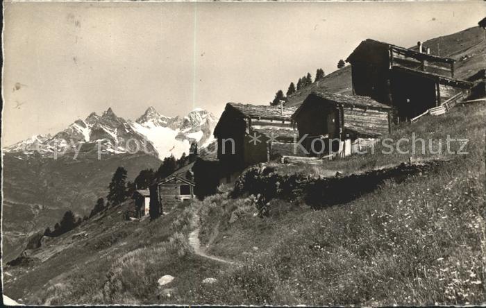 Zermatt VS Findelen und Obergabelhorn Walliser Alpen