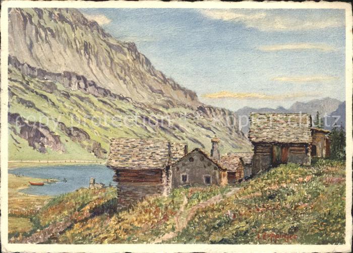 Kuenstlerkarte E. Zuppinger Motiv Maloja VI. 31. Edition Bienfaisance