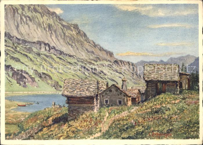 Kuenstlerkarte E. Zuppinger Motiv Maloja VI. 31. Editi