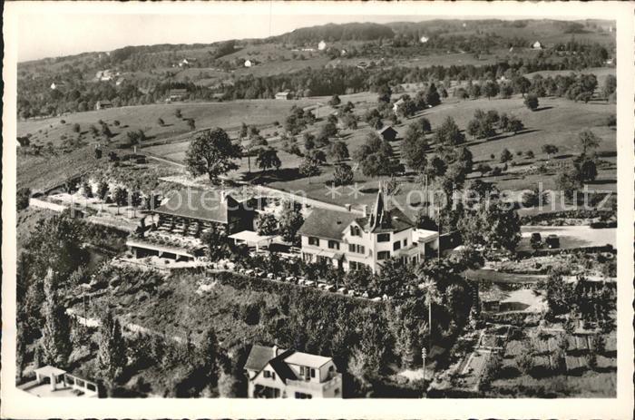 Meilen ZH Hoehenrestaurant Luft Fliegeraufnahme