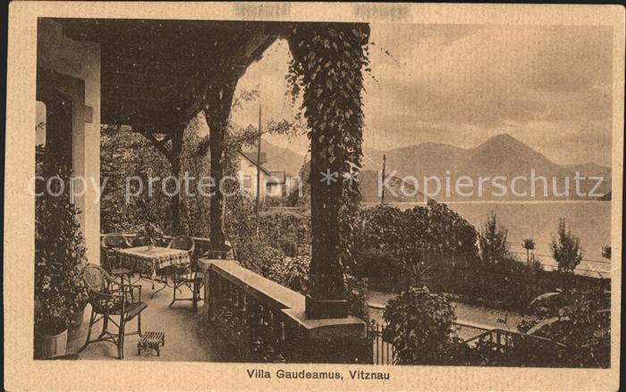 Vitznau Villa Gaudeamus Balkon