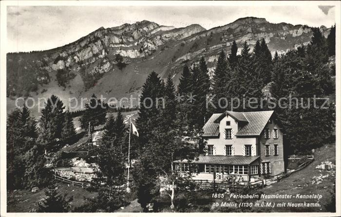 Mollis Ferienheim Neumuenster mit Neuenkamm