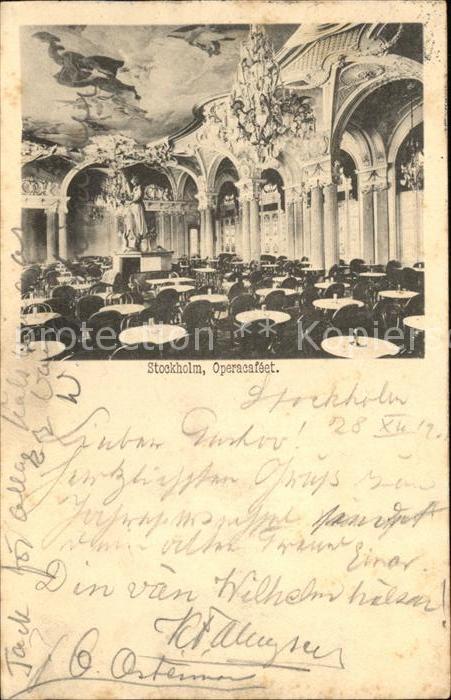 Stockholm Operacafeet Cafe Opera