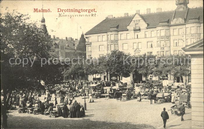 Malmoe Drottningtorget Koeniginmarkt