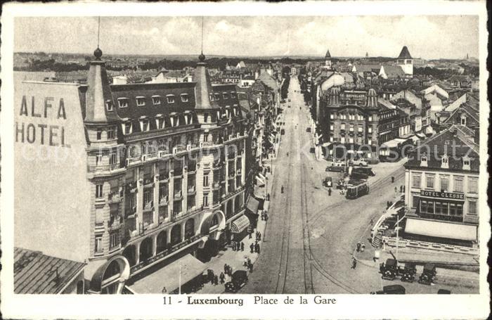 LUXEMBOURG  Luxemburg Place de la Gare