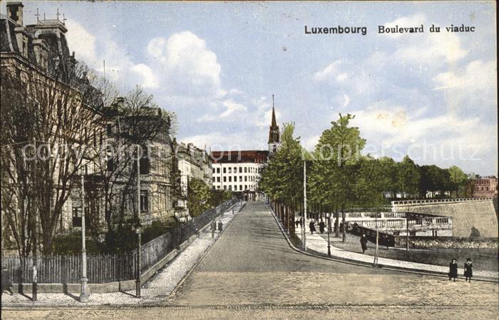 LUXEMBOURG  Luxemburg Boulevard du viaduc