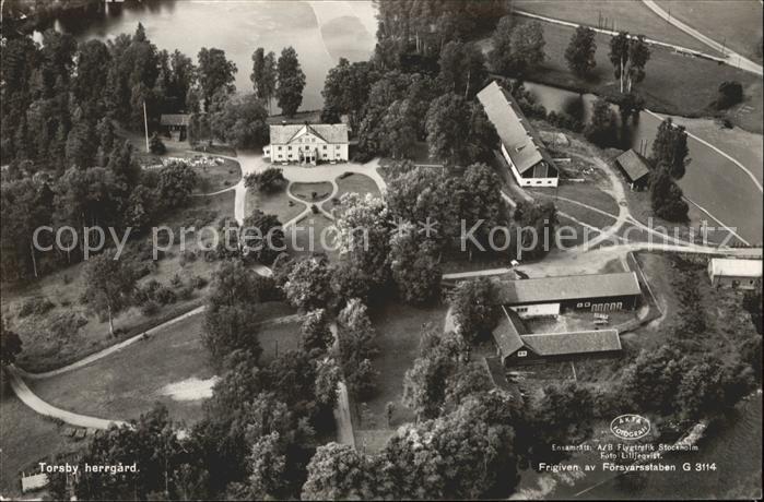 Torsby Herrgard Fliegeraufnahme
