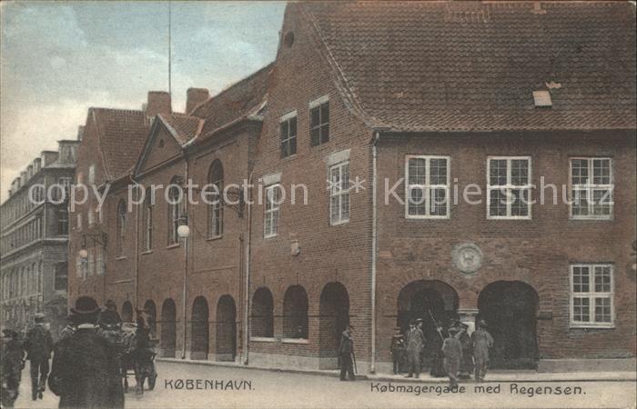 Kobenhavn Koebmagergade med Regensen