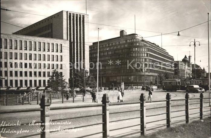 Helsinki Mannerheimintie Boulevard Strassenbahn