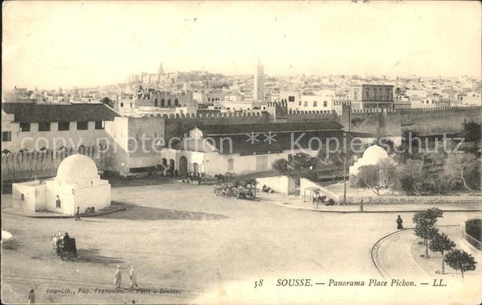 SOUSSE  Tunesie Panorama Place Pichon