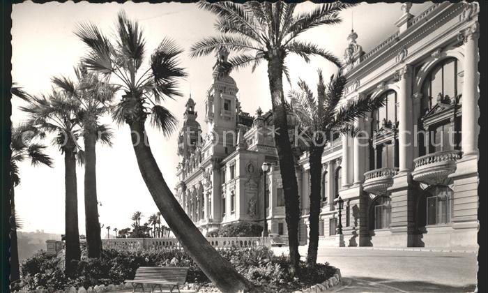 Monte-Carlo Casino Facade Palmier