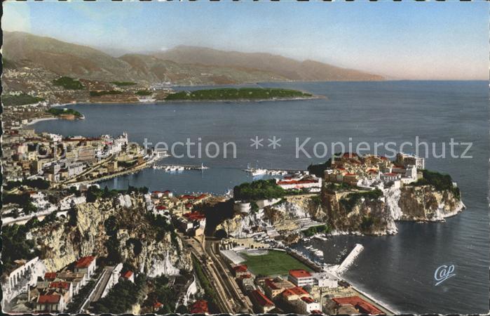 Monaco Vue generale de la Principaute Le Roche