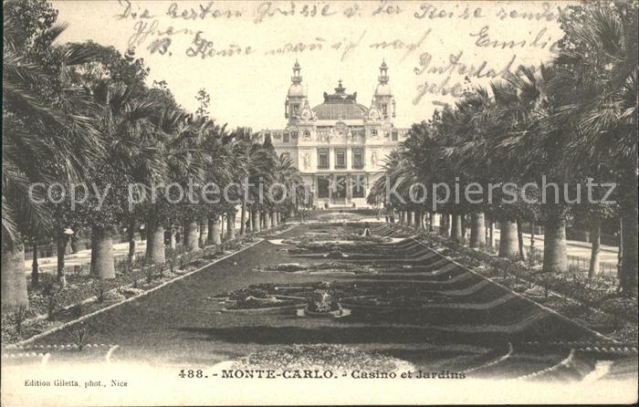 Monte-Carlo Casino et Jardins