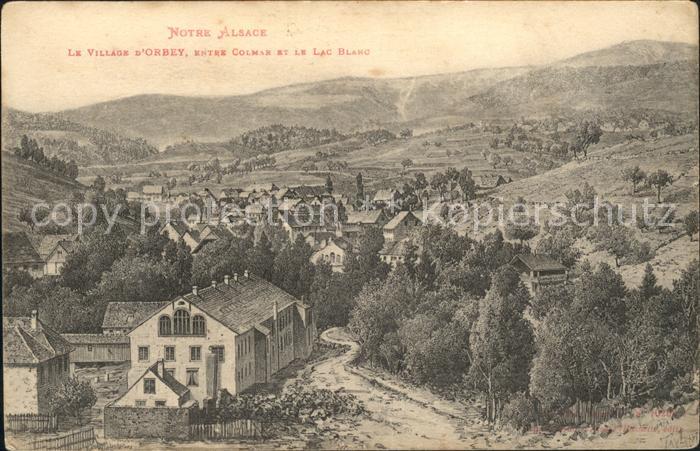 Orbey Haut Rhin Vue generale