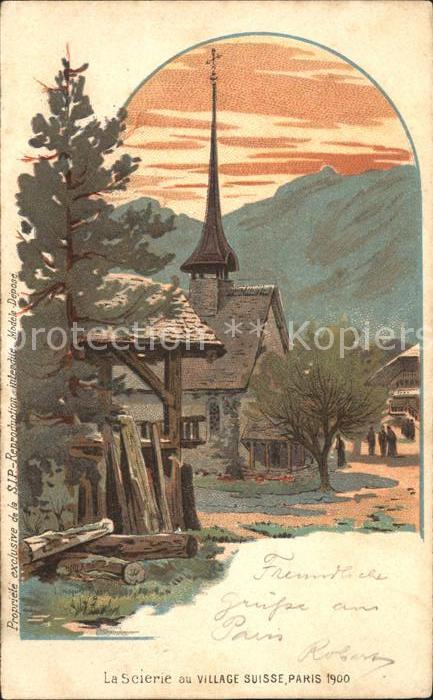 Exposition Universelle Paris 1900 Village Suisse