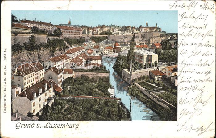 Goldfensterkarte Nr. 3902 Grund Luxemburg