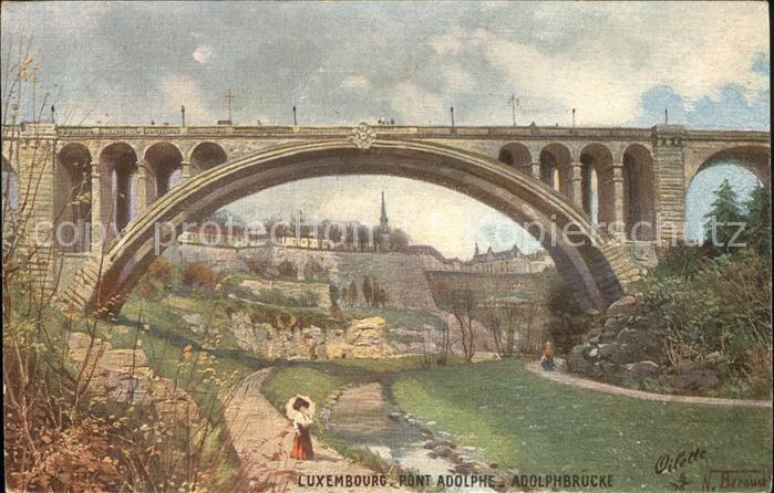 Verlag Primus Nr. 737 Luxembourg Pont Adolphe