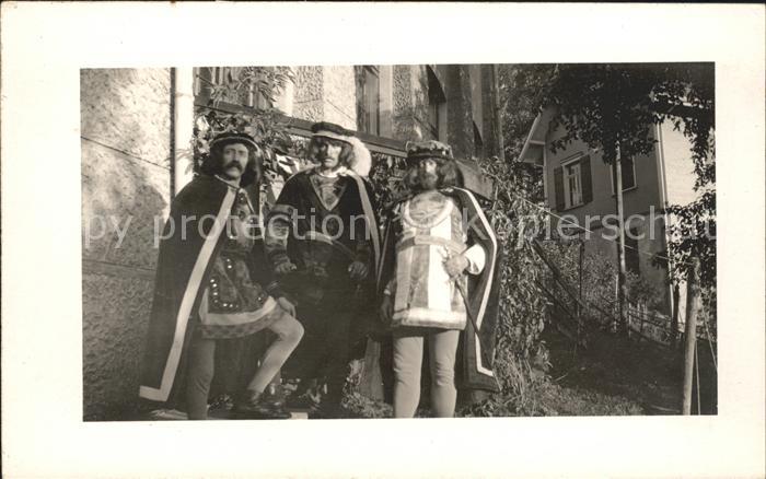 Herisau AR Maenner im Kostuem