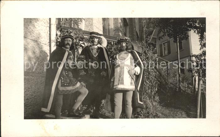 Herisau AR Maenner im Kostuem