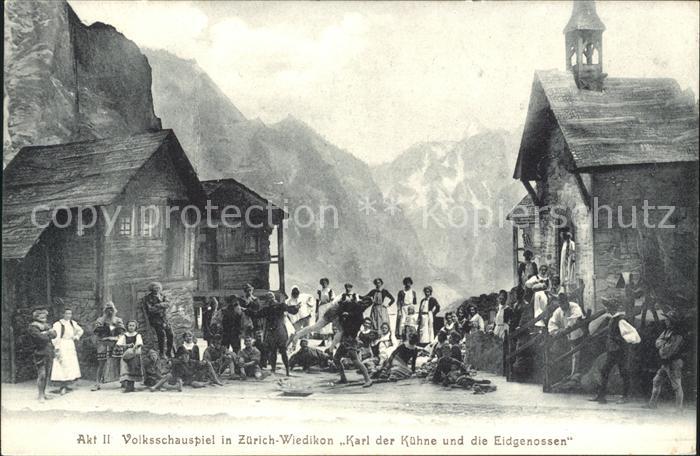 Wiedikon Volksschauspiel Karl der Kuehne und die Eidgenossen