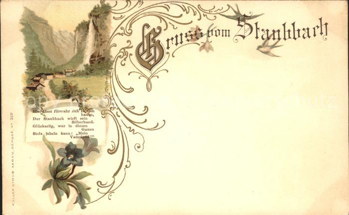 Lauterbrunnental Staubbach Wasserfall