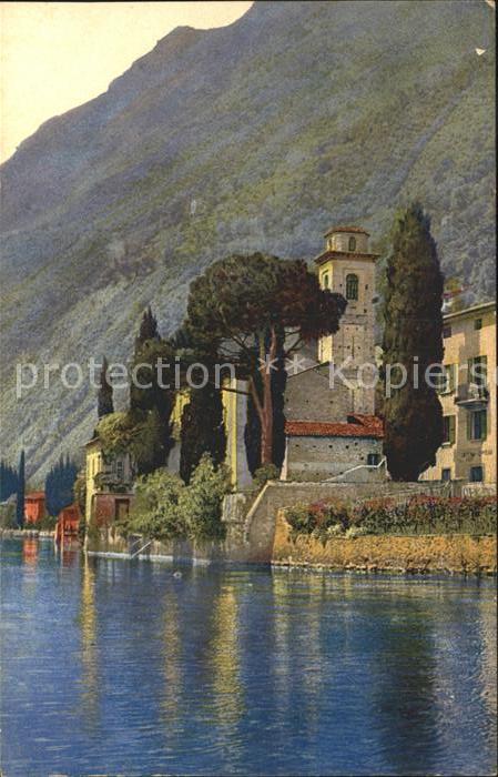 Oria Valsolda Häuser Kirche am See