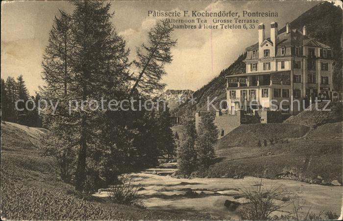 Pontresina Patisserie F. Kochendoerfer