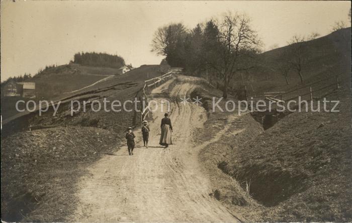 Heiden AR Frau Kinder Auf Weg