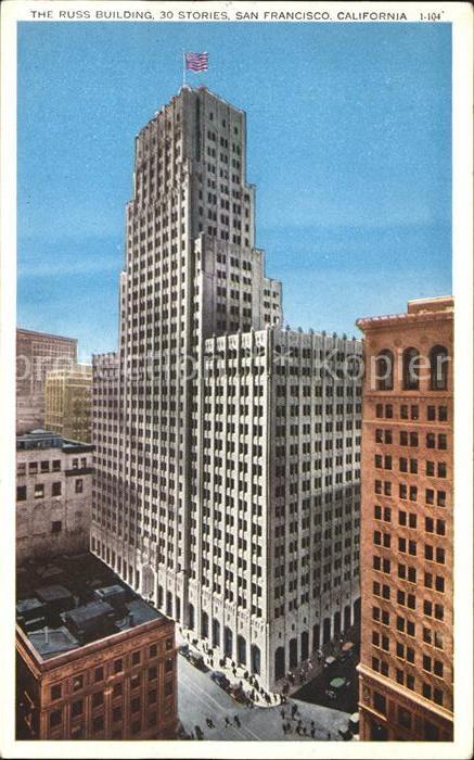San Francisco California The Russ Building 30 Stories
