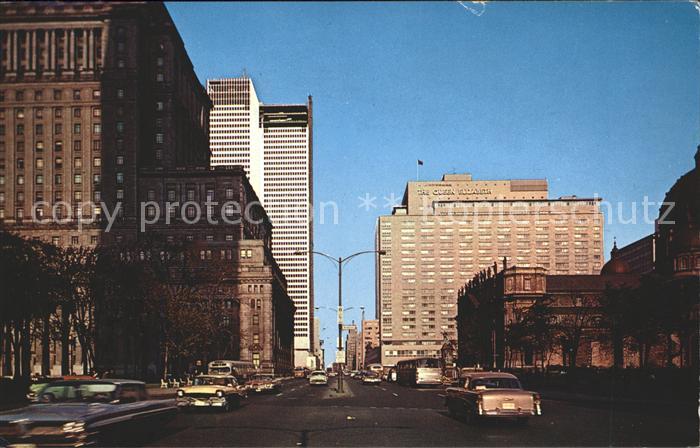 Montreal Quebec Dorchester Street St James Cathedral new Queen Elizabeth Hotel