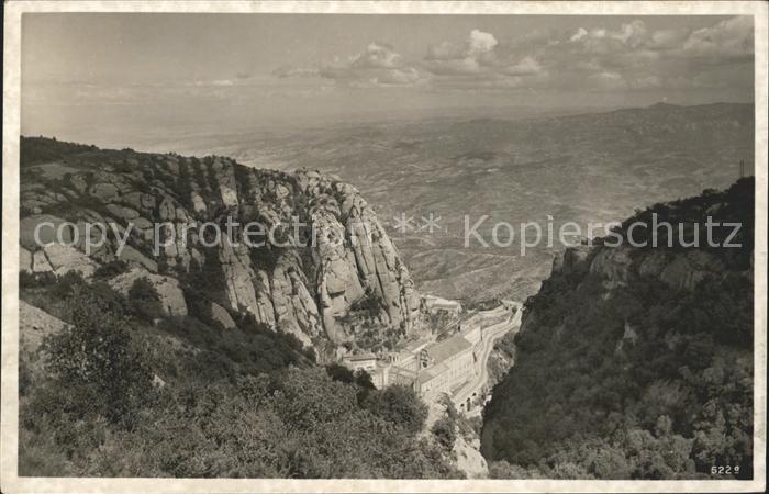 Montserrat Kloster El Monasterio des de el funiculat