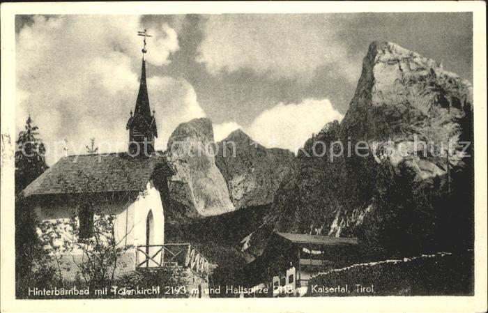 Hinterbaernbad Kaisertal Tirol