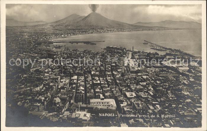 Napoli Neapel Panorama S Martino