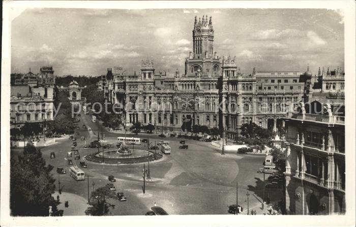 Madrid Spain Cibeles y Casa de Correos Place de Cybe